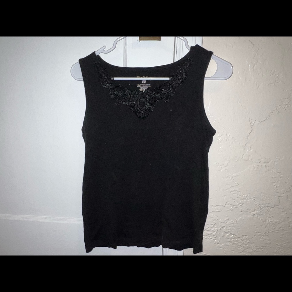 Black Sleeveless Top